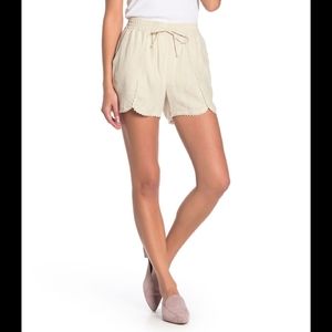 🎈3/$15 NWT Caslon linen shorts M